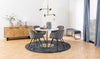 Actona Credenza con 3 ante Brighton Nero