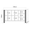 Asir Credenza con 3 ante Cosmo Nora Pino
