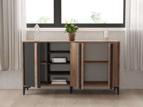 Asir Credenza con 3 ante Dora Naturale