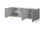 Halmar Credenza con 3 ante Glamour Bianco