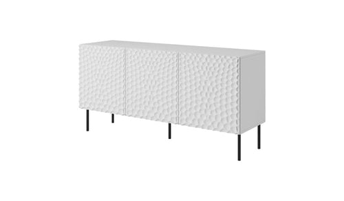 Halmar Credenza con 3 ante Hole Bianco