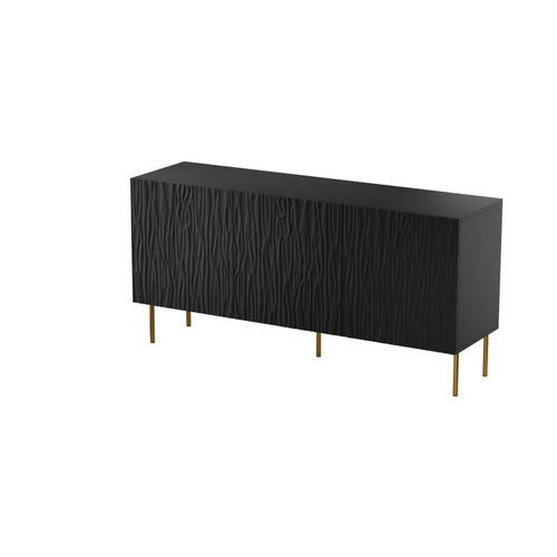 Halmar Credenza con 3 ante Jungle Nero