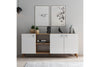 Credenza con 3 ante Karol 0303 Bianco