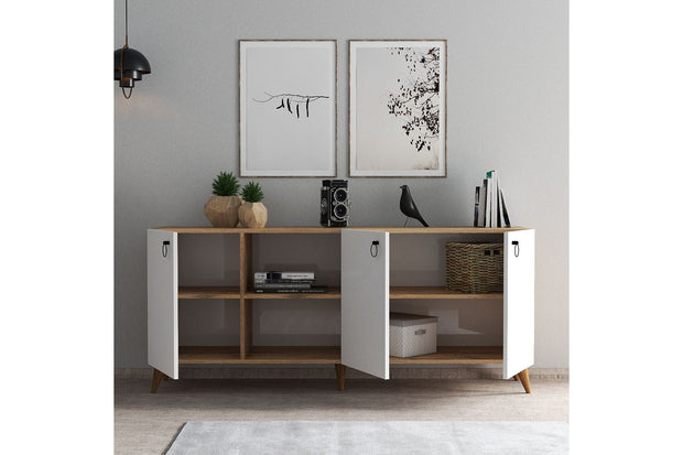 Credenza con 3 ante Karol 0303 Bianco (2)