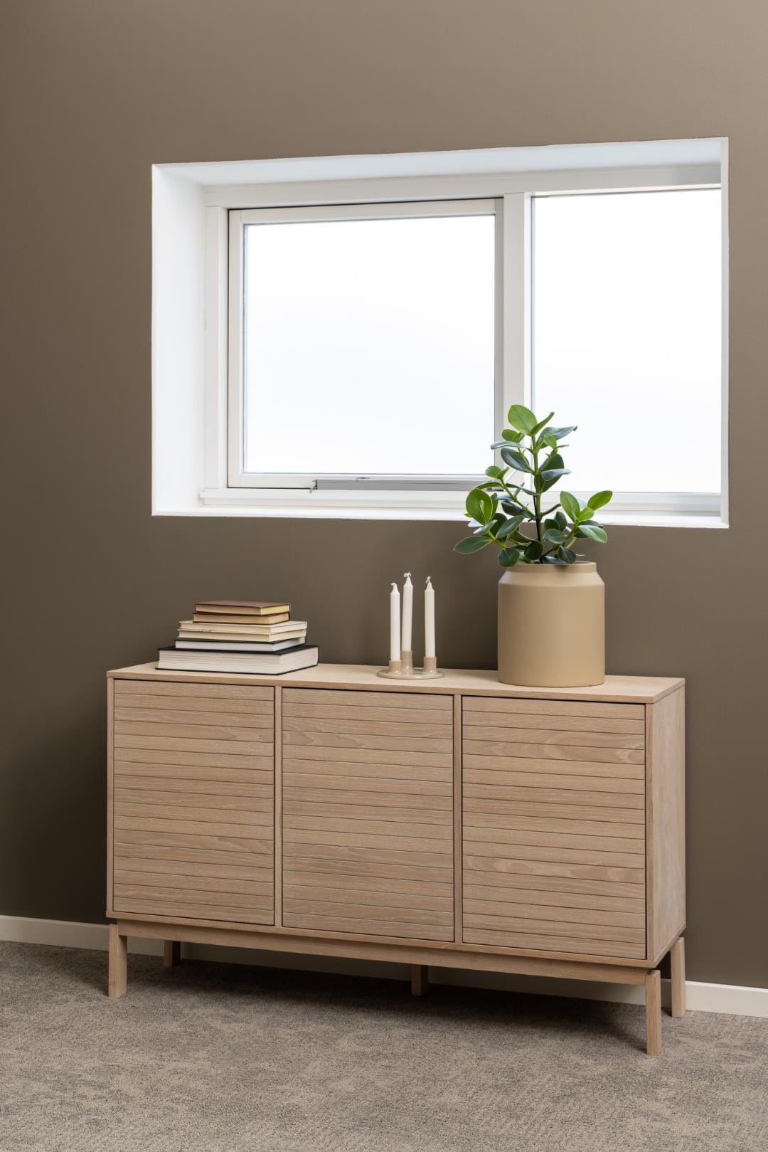 Actona Credenza con 3 ante Linley Naturale