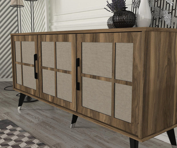 Asir Credenza con 3 ante Logan Noce