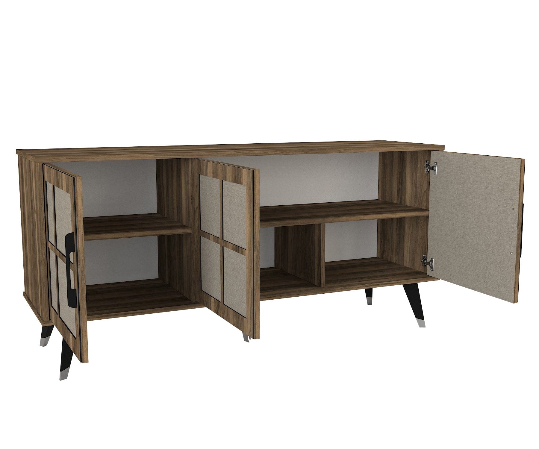 Asir Credenza con 3 ante Logan Noce