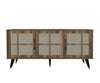 Asir Credenza con 3 ante Logan Noce