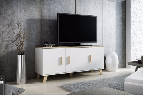 Halmar Credenza con 3 ante Lotta Bianco