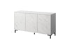Halmar Credenza con 3 ante Marmo Bianco