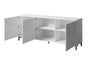 Halmar Credenza con 3 ante Marmo Bianco