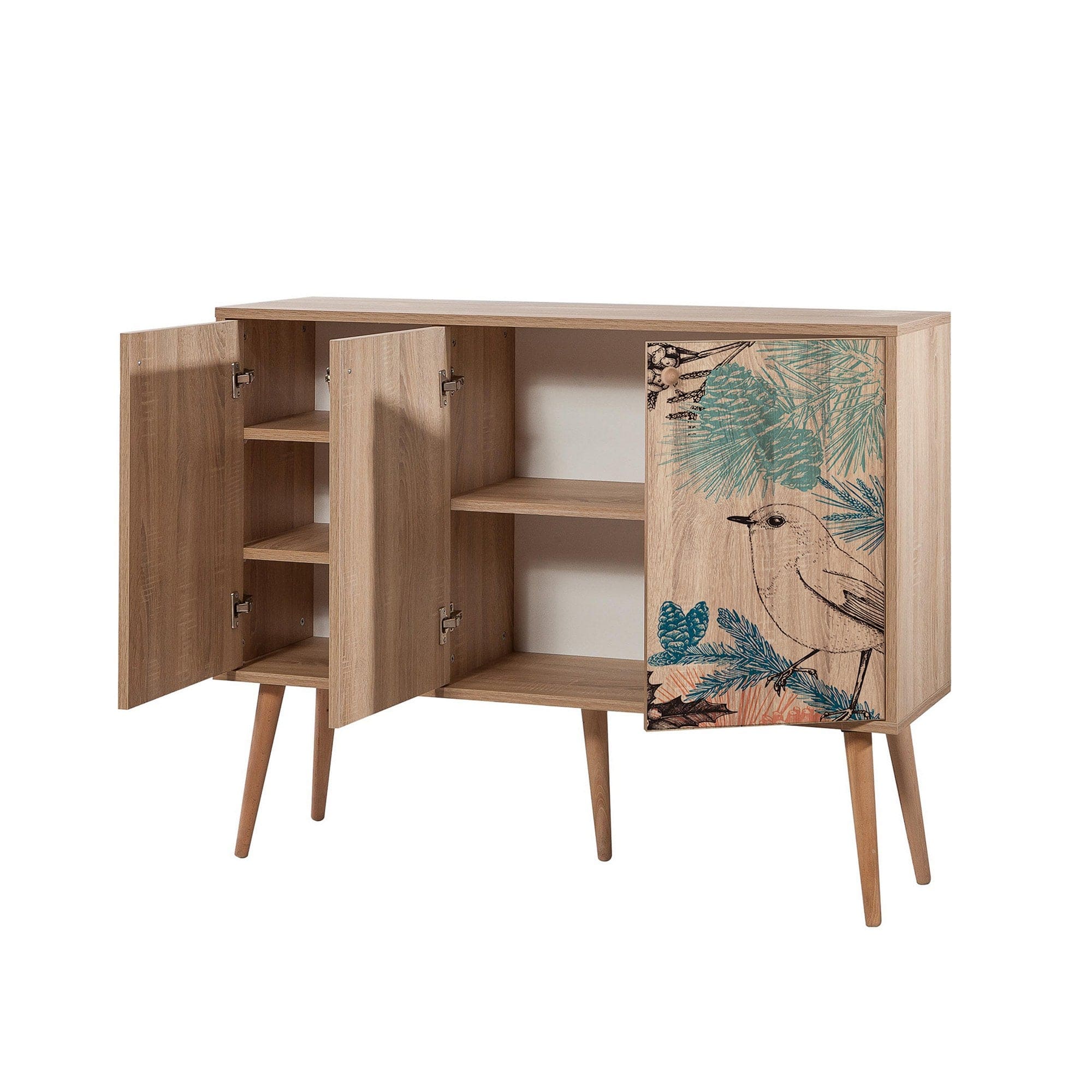 Asir Credenza con 3 ante Mega 730 Quercia