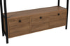 Asir Credenza con 3 ante Nero V2 Noce