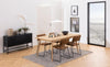 Actona Credenza con 3 ante Newcastle Nero
