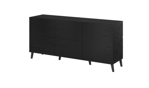 Halmar Credenza con 3 ante Nova Nero