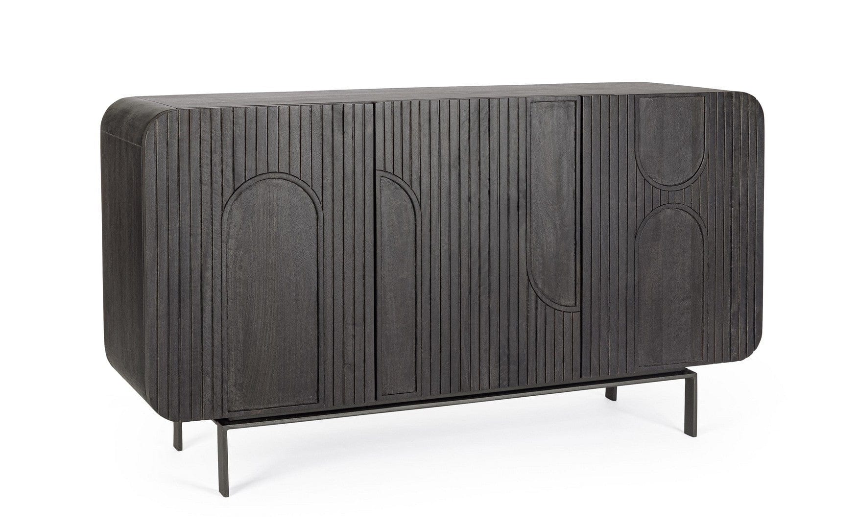 Bizzotto Credenza con 3 ante Orissa Nero