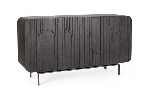 Bizzotto Credenza con 3 ante Orissa Nero
