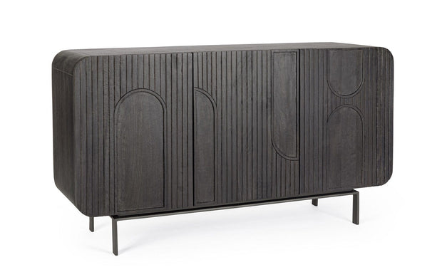 Bizzotto Credenza con 3 ante Orissa Nero