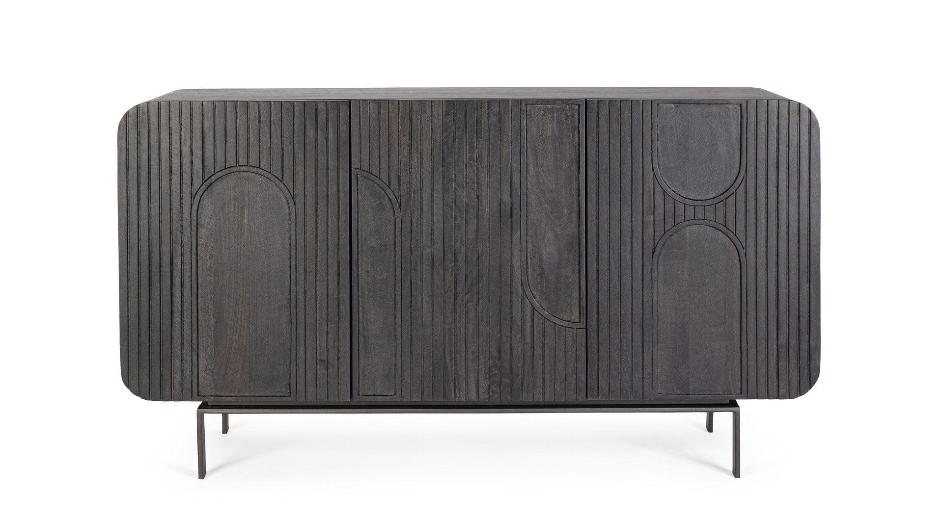 Bizzotto Credenza con 3 ante Orissa Nero