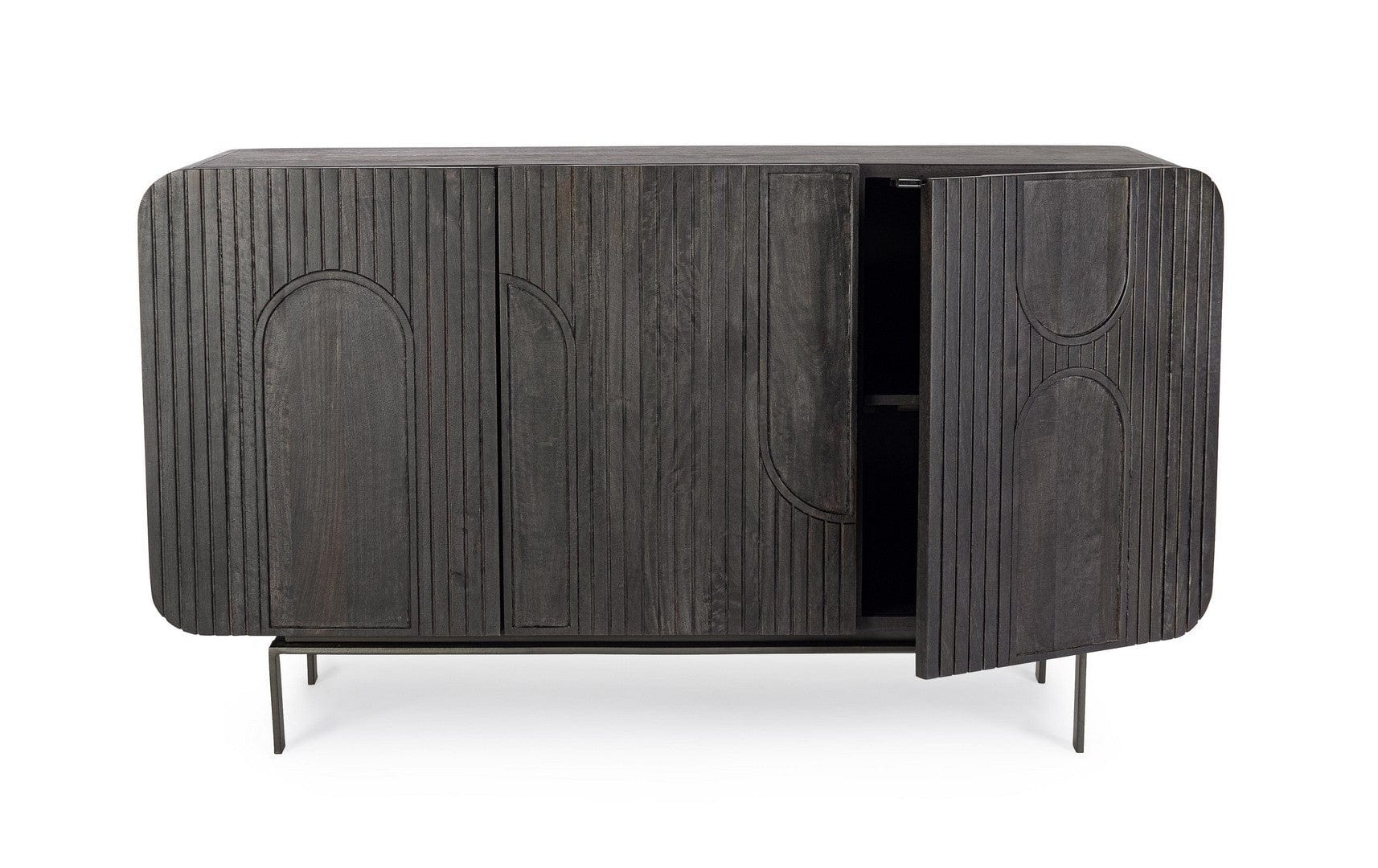 Bizzotto Credenza con 3 ante Orissa Nero