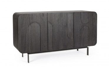 Bizzotto Credenza con 3 ante Orissa Nero