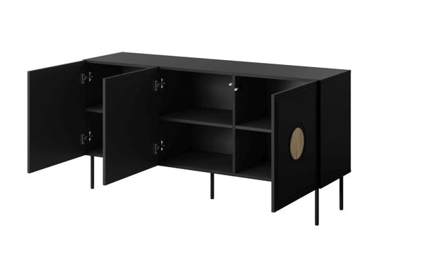 Halmar Credenza con 3 ante Palazzo Nero