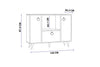 Asir Credenza con 3 ante Pietro Noce