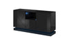Halmar Credenza con 3 ante Qiu Nero