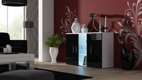 Halmar Credenza con 3 ante Soho Bianco