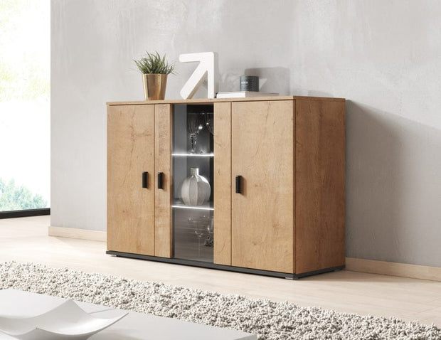 Halmar Credenza con 3 ante Soho Quercia