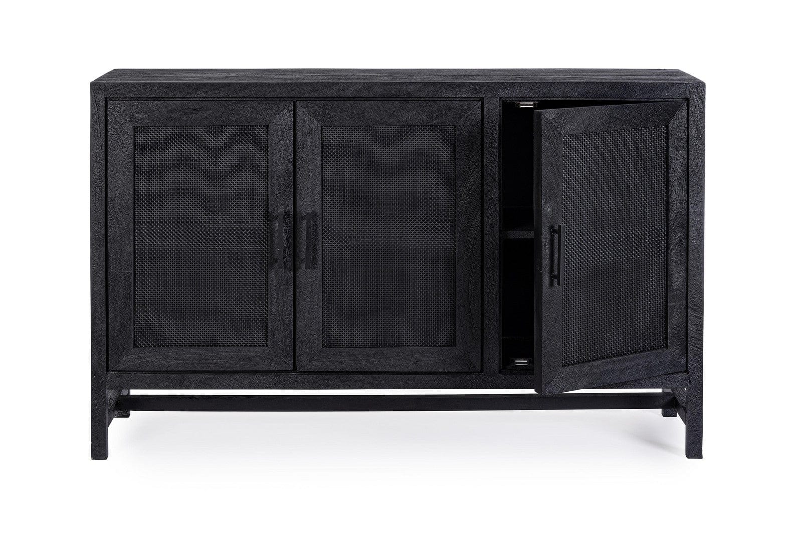 Bizzotto Credenza con 3 ante Weston Nero