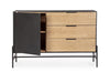 Bizzotto Credenza con 3 cassetti e 1 anta Allycia Nero