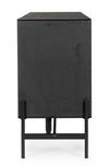 Bizzotto Credenza con 3 cassetti e 2 ante Allycia Nero