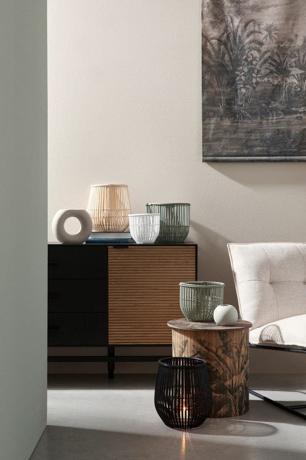 Bizzotto Credenza con 3 cassetti e 2 ante Allycia Nero