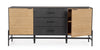 Bizzotto Credenza con 3 cassetti e 2 ante Allycia Nero