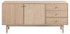 Actona Credenza con 3 cassetti e 2 ante Aston Naturale
