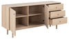 Actona Credenza con 3 cassetti e 2 ante Aston Naturale