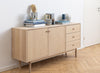 Actona Credenza con 3 cassetti e 2 ante Aston Naturale
