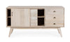Bizzotto Credenza con 3 cassetti e 2 ante Indira Naturale