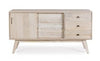 Bizzotto Credenza con 3 cassetti e 2 ante Indira Naturale