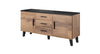 Halmar Credenza con 3 cassetti e 2 ante Lotta Quercia