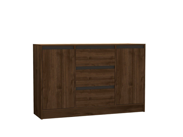 Asir Credenza con 3 cassetti e 2 ante Onat Antracite