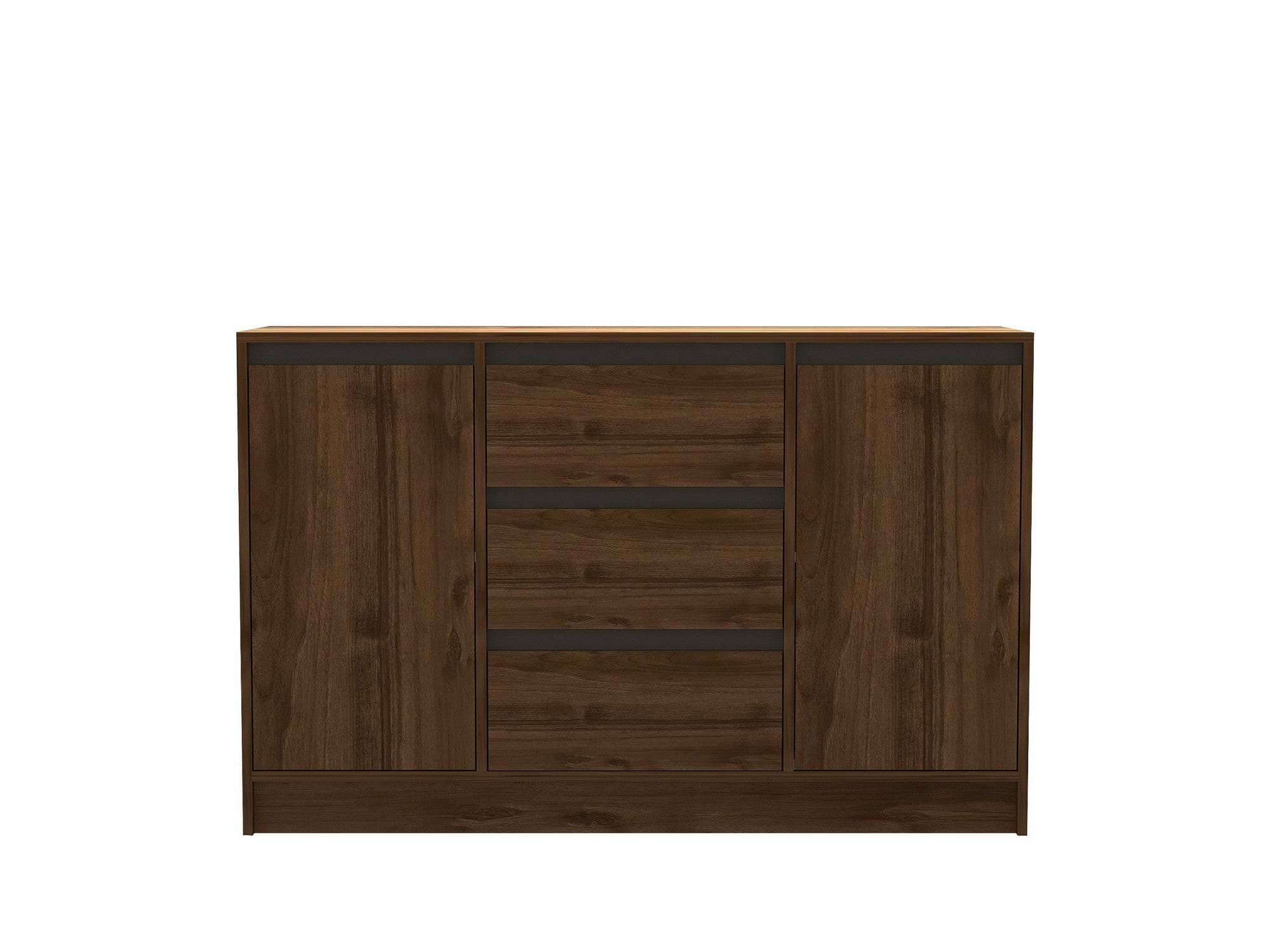 Asir Credenza con 3 cassetti e 2 ante Onat Antracite