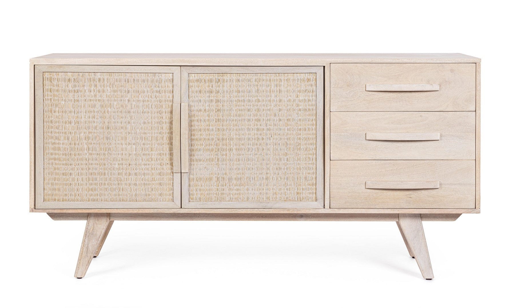 Bizzotto Credenza con 3 cassetti e 2 ante Sahana Naturale