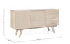 Bizzotto Credenza con 3 cassetti e 2 ante Sahana Naturale
