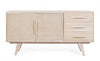 Bizzotto Credenza con 3 cassetti e 2 ante Sahana Naturale