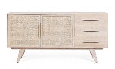 Bizzotto Credenza con 3 cassetti e 2 ante Sahana Naturale