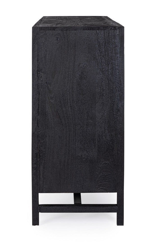 Bizzotto Credenza con 3 cassetti e 2 ante Weston Nero