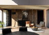 Bizzotto Credenza con 3 cassetti e 2 ante Weston Nero