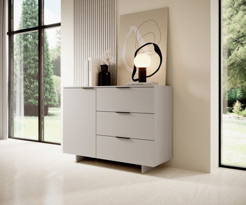 Halmar Credenza con 3 cassetti e 3 ante Alma Beige